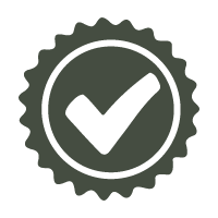 Warranty check mark icon
